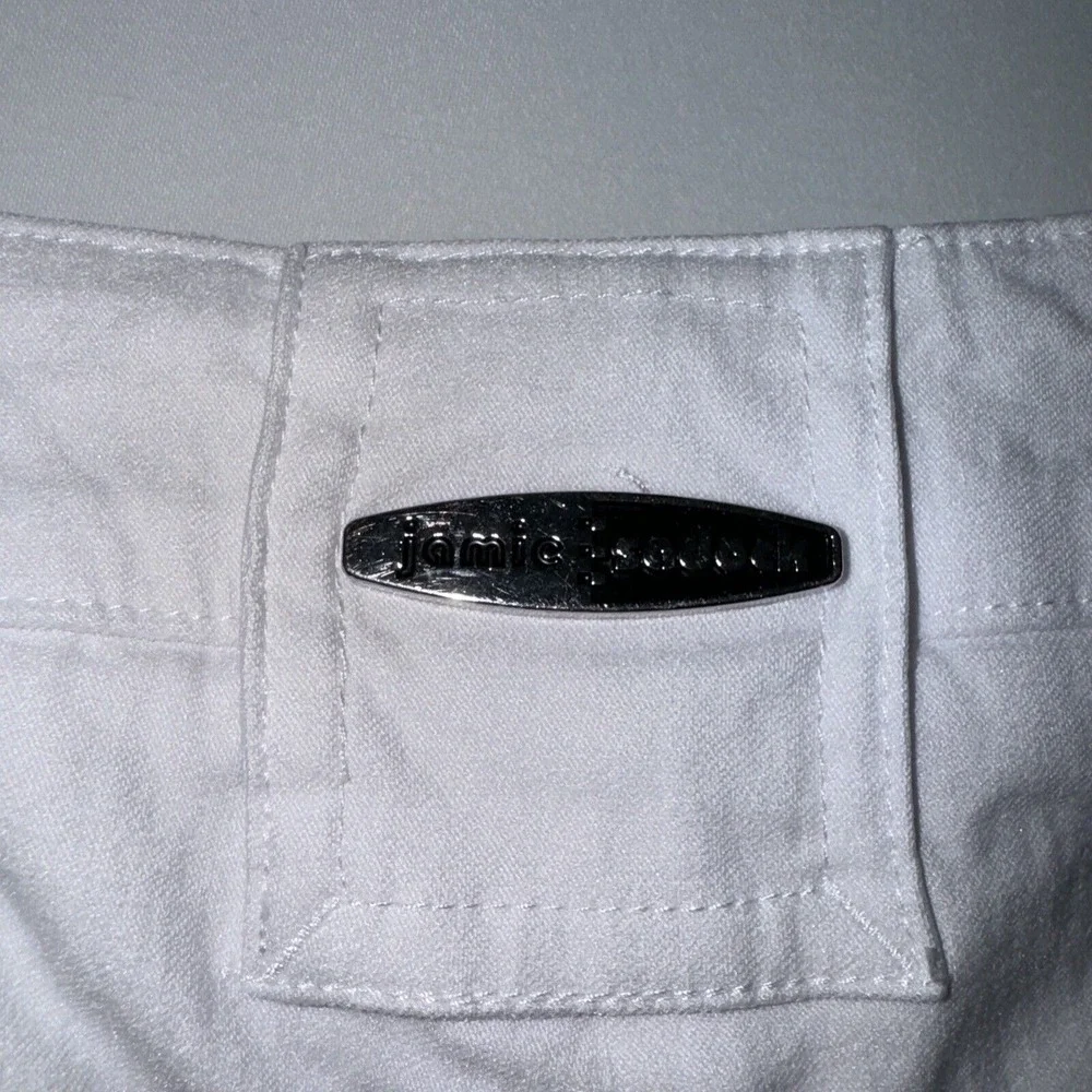 Jamie‎ Sadock Golf Shorts Womens 10 White Cargo Multi-Pocket Stretch Performance